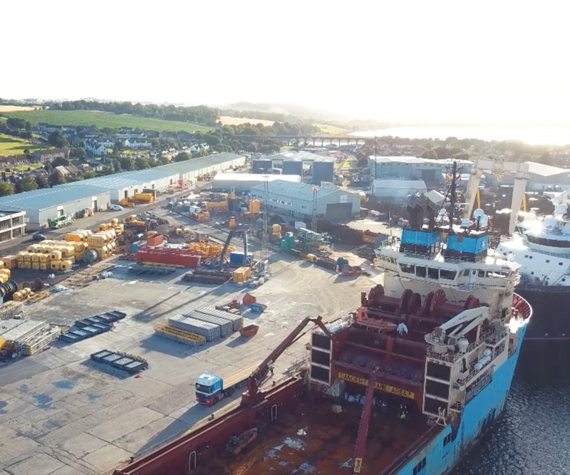 dedicated quayside facility